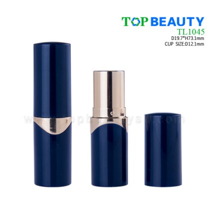 Round plastic lipstick container  with collar TL1045