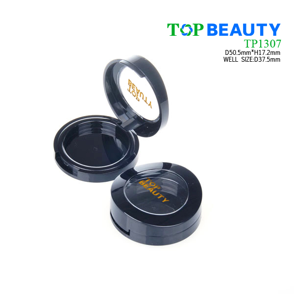 Round powder container with flat top cover(TP1307)