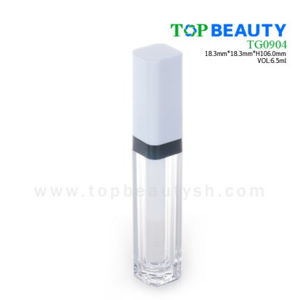 Square clear plastic empty lip gloss(TG0904)