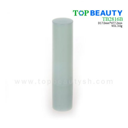 Cylinder plastic  lip balm container (TB2816B)