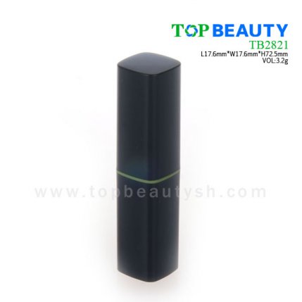 Cylinder plastic  lip balm container (TB2821)