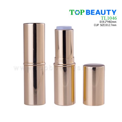 Round metal lipstick container TL1046