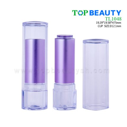 Round plastic lipstick container TL1048