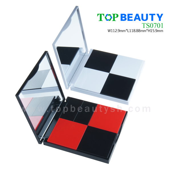 New DIY plastic square replacement eyeshadow palette (TS0701)