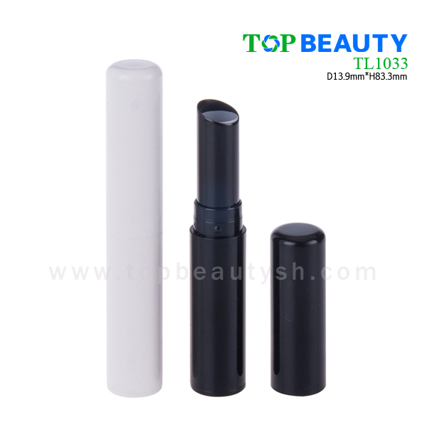 Cylinder plastic slim lipstick tube (TL1033)
