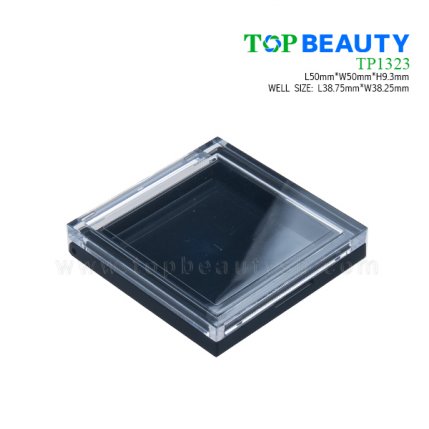 Square compact case with single round well TP1325