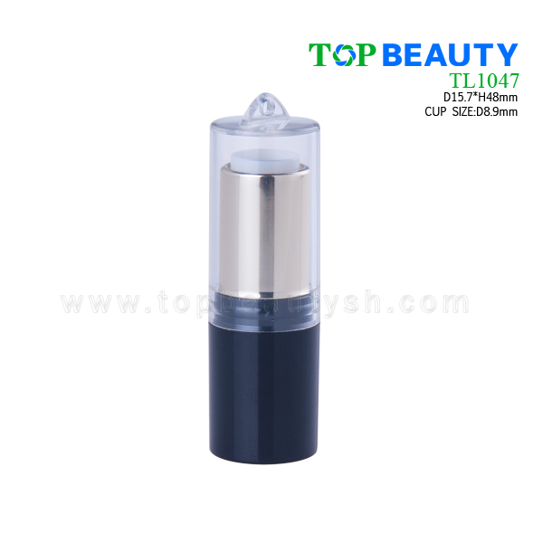 Round plastic lipstick container with hook TL1047