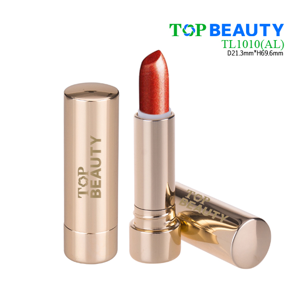 Cylinder round aluminum lipstick case tube (TL1010)