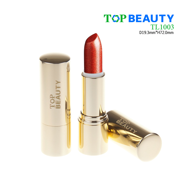 Cylinder round aluminum lipstick case packaging 12.7 cup size (TL1003)