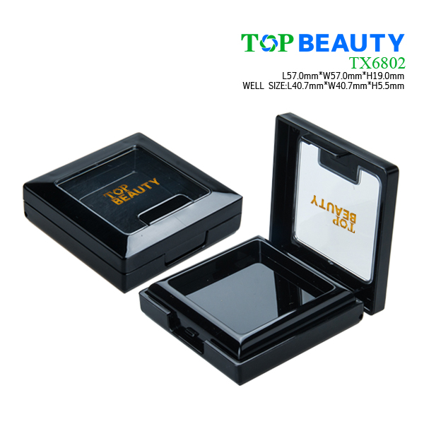 Square single well powder compact cases(TP0405)