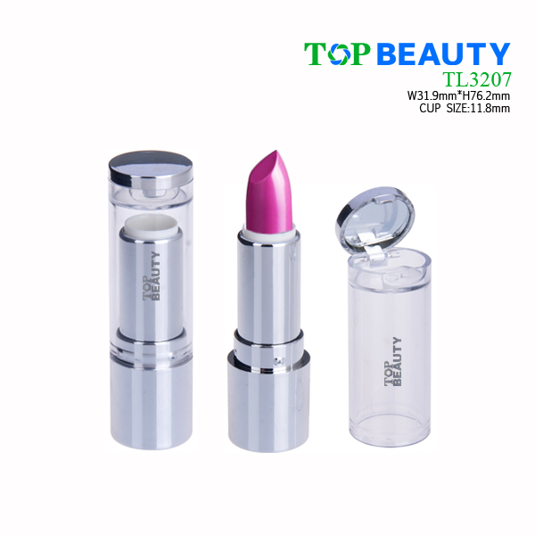 Round plastic lipstick container TL3207