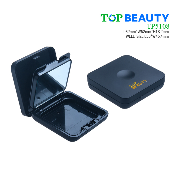 Square compact case with mirror in the middle layer TP5108