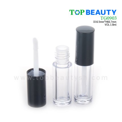 round clear plastic empty lip gloss(TG0903)