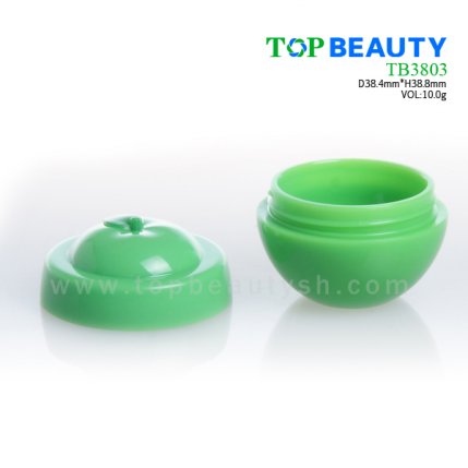 10g empty fruit Shape lip balm container(TB3803)