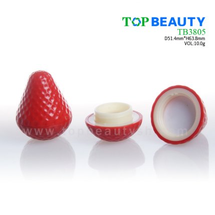 10g empty fruit Shape lip balm container(TB3805)
