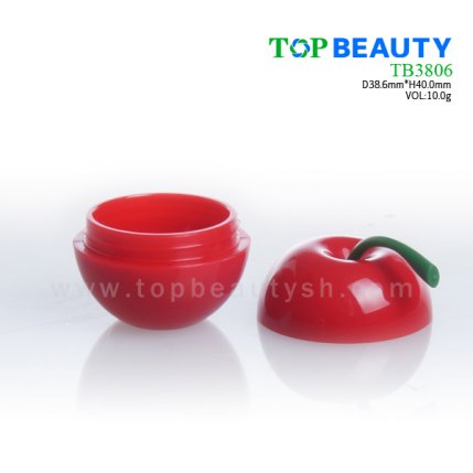 10g empty fruit Shape lip balm container(TB3806)