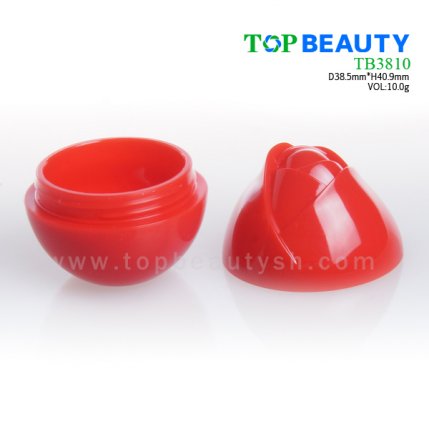 10g empty fruit Shape lip balm container(TB3810)