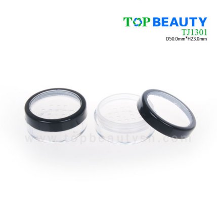 2 in 1 round loose powder container(TJ1301)
