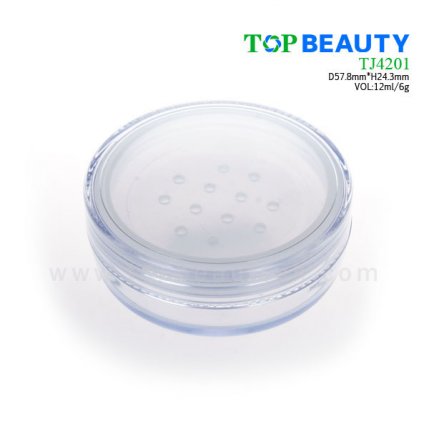 2 in 1 round loose powder container(TJ4201)