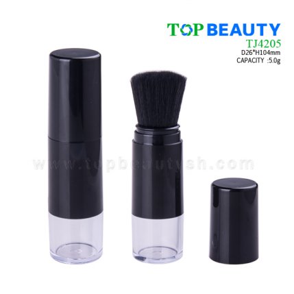 Cylinder loose powder jar with brush 5.0g TJ4205