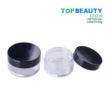 Round clear loose powder jar 19.0g TJ4209