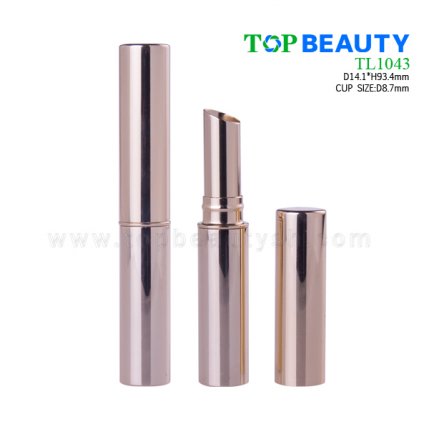 Round aluminum slim lipstick container TL1043