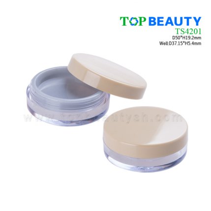 Round Single well eyeshadow container TS4201