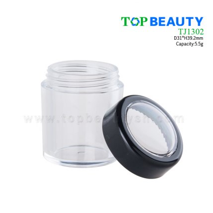 Round Plastic Loose Powder Jar 5.5g TJ1302