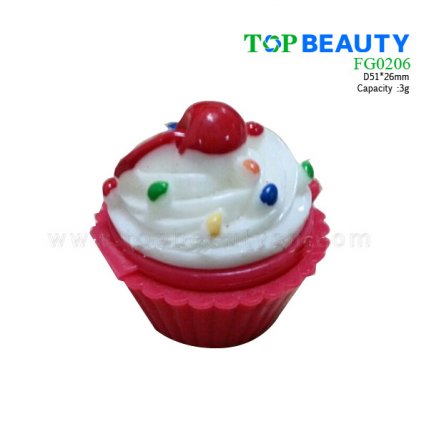 Cute Cupcake Shape Waterproof Lipgloss FG0206