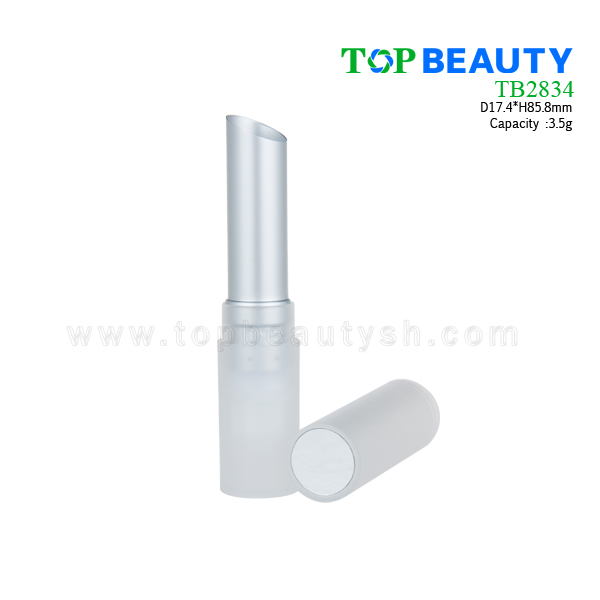 Cylinder Plastic Lip Balm Container  (TB2834)