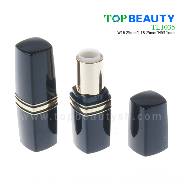 Square mini plastic lipstick tube (TL1035)