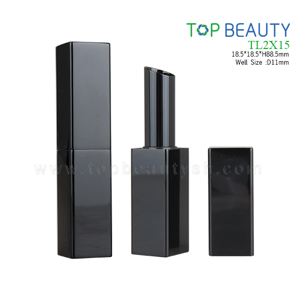 Square MAGNET Aluminum lipstick tube (T2X15)