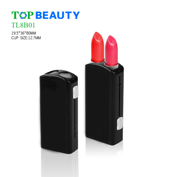 New Fashion Dual Push Up Plastic Lipstick Tube（TL8B01）