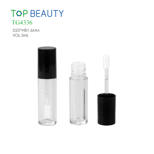 New Round Clear Plastic Lip Gloss Tube(TG4336)