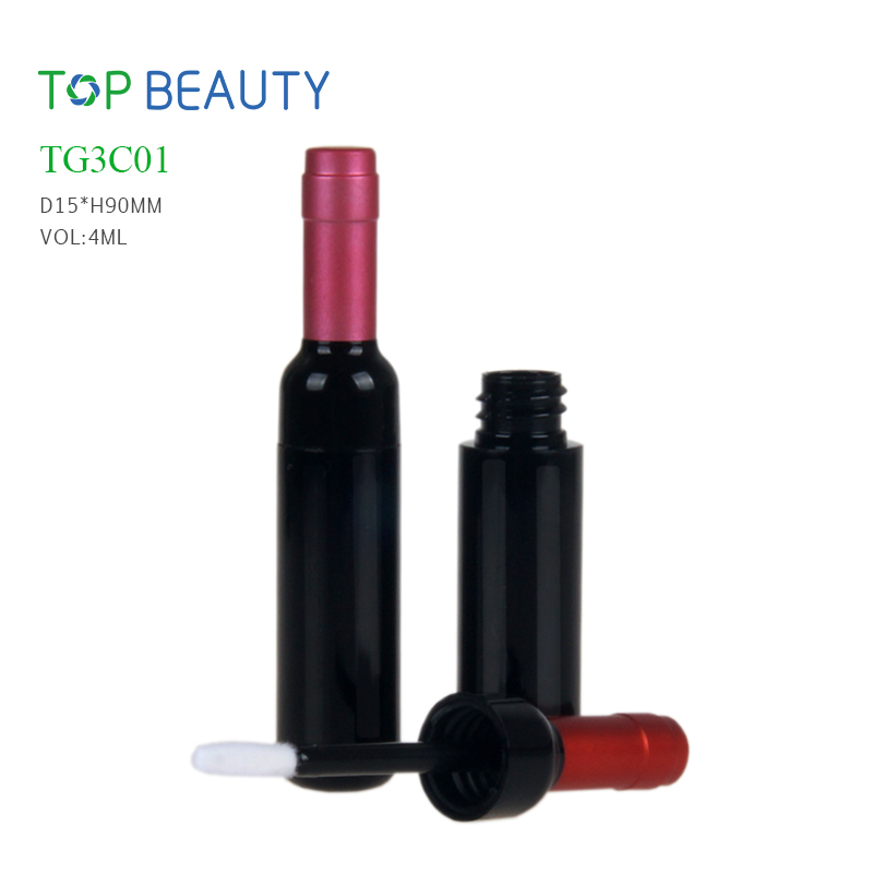 New Special Desigm Bottle Shape Plastic Lip Gloss Tube (TG3C01)