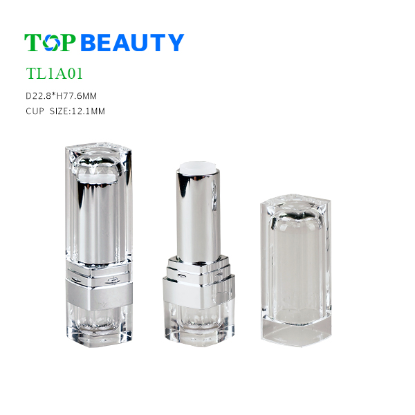 New Square Clear Plastic Lipstick Case (TL1A01)