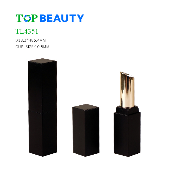 New Square Oblique Opening  Plastic Lipstick Tube(TL4351)