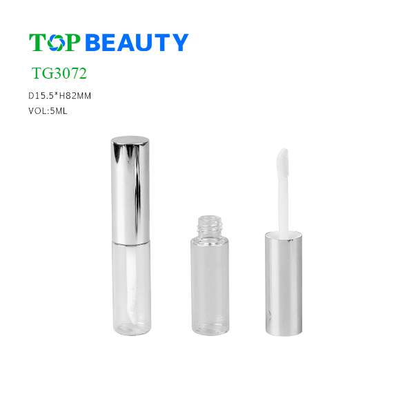 New Short Round Plastic Lip Gloss Tube (TG3072)