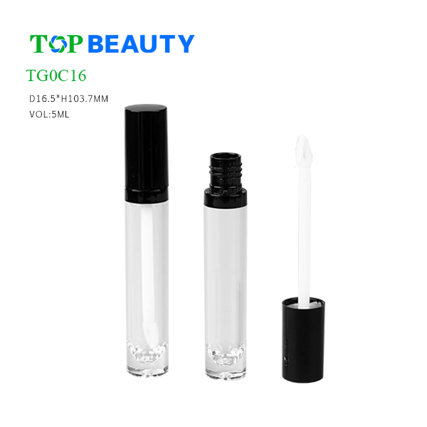 New Classic Round Clear Plastic Lip Gloss Tube (TG0C16)
