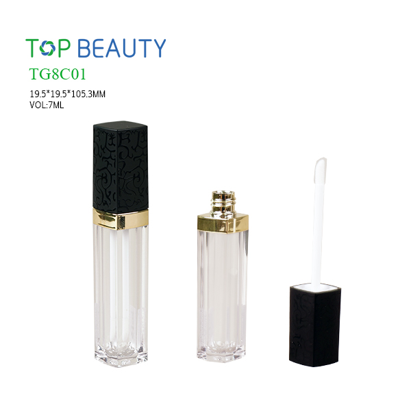 New Luxury Square Plastic  Lip Gloss Tube (TG8C01)