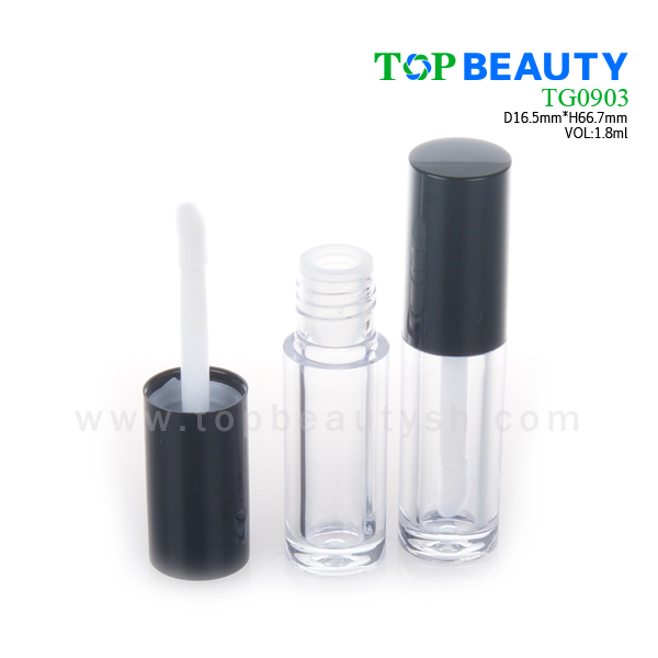 Classic Round Plastic Short Lip Gloss Tube (TG0903)