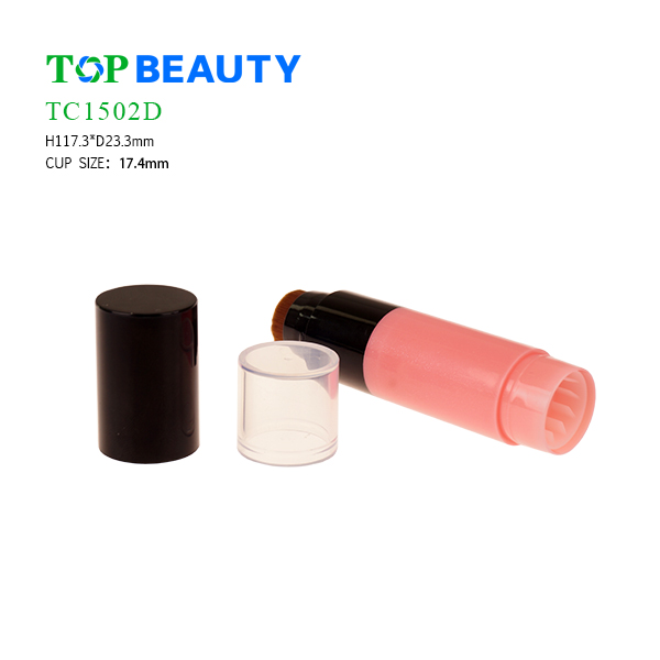 New Round Dou-end Plastic Foudation Pen Container (TC1502D)