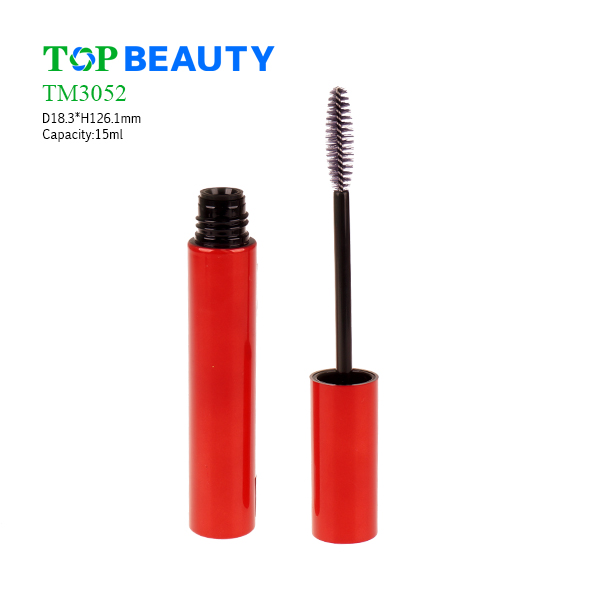 New Round Single-end Plastic Mascara Case (TM3052)