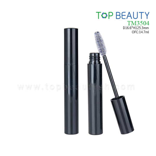 New Round Plastic Single-end Mascara Container (TM3504)