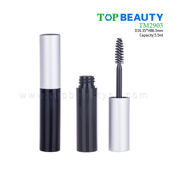 New Round Short Plastic Mascara Container (TM2903)