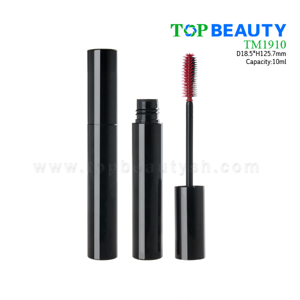 New Round Plastic Single-end Mascara Case (TM1910)