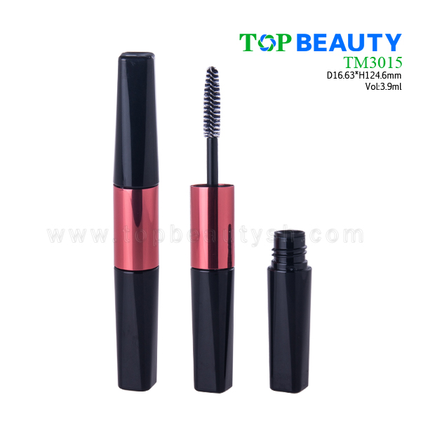 New Duo-end Square Plastic Mascara Case (TM3015)