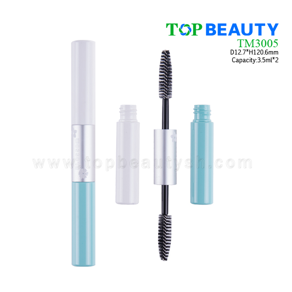 New Duo-end Round Plastic Mascara Case (TM3005)