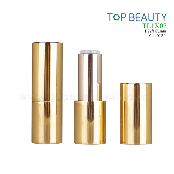 Round MAGNET Aluminum lipstick tube (TL1X07)