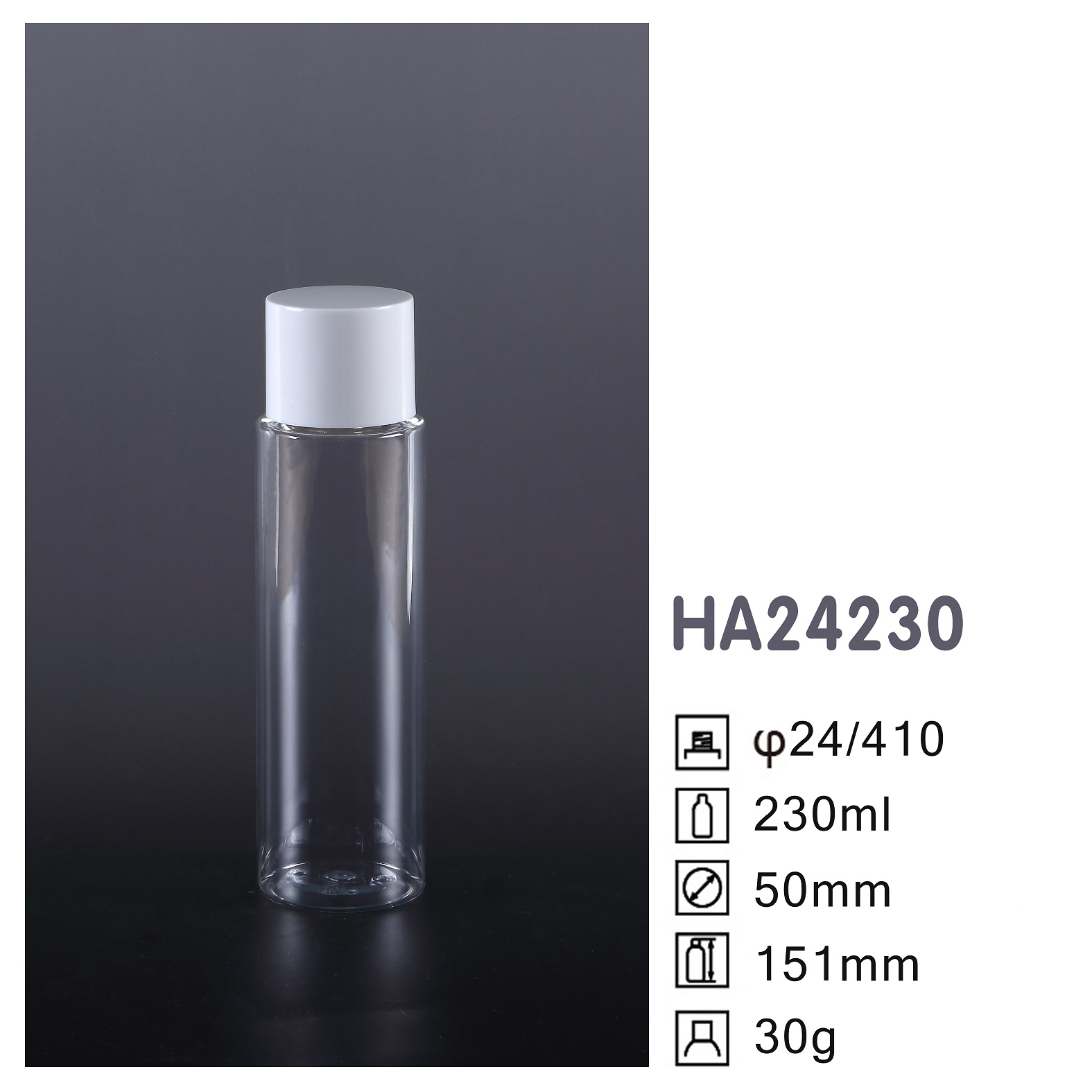 HA Round PET bottle HA24230